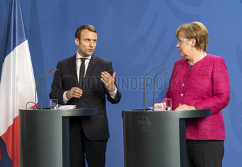 Macron + Merkel