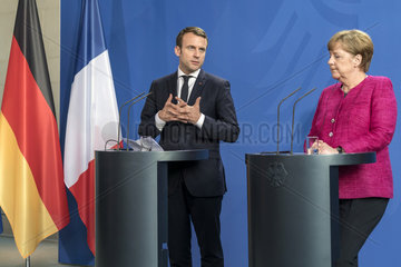 Macron + Merkel