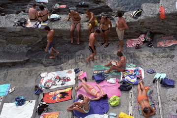 Badestelle in der Cinque Terre