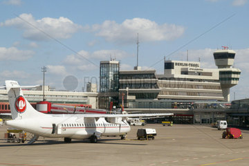 Blick auf den Flughafen Berlin-Tegel