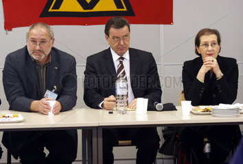 Gerhard Schroeder und Heide Simonis  SPD  bei HDW