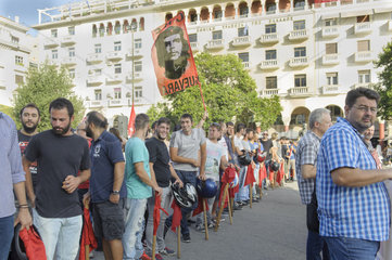 Kundgebung der kommunistischen (KP-nahen) Gewerkschaft PAME