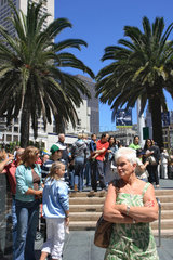 San Francisco  USA  Passanten am Union Square