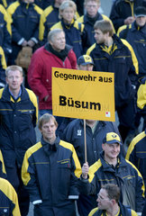 Kiel  Demonstration der Post-Mitarbeiter