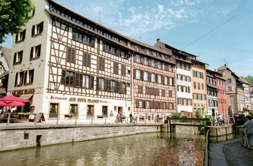 Historische Fachwerkhaeuser in Strasbourg