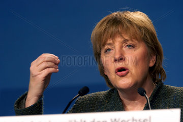 Angela Merkel  CDU  beim Wahlkampf
