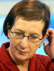 Ministerpraesidentin Heide Simonis SPD  bei der Landtagswahl