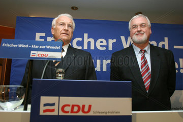 Peter Harry Carstensen (CDU) und Edmund Stoiber (CSU)