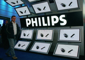 Plasmabildschirme von Philips am IFA Messestand