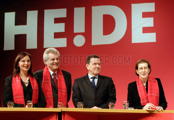 Wahlkampf mit Gerhard Schroeder und Heide Simonis