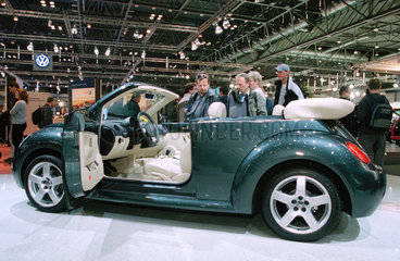 VW Beetle Cabrio auf der Automesse in Leipzig