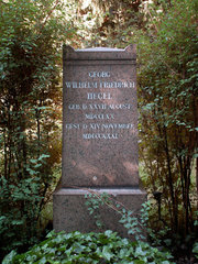 Berlin  Grabmal Hegel auf Dorotheenstaedtischem Friedhof