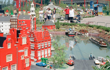 Amsterdam als Miniatur im deutschen Legoland