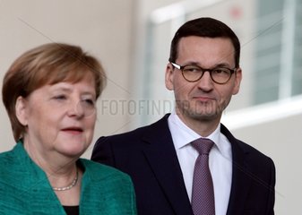 Mateusz Morawiecki und Angela Merkel