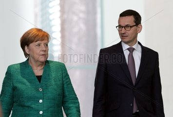 Mateusz Morawiecki und Angela Merkel