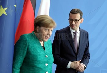 Angela Merkel und Mateusz Morawiecki
