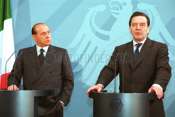 Dott. Silvio Berlusconi und Gerhard Schroeder