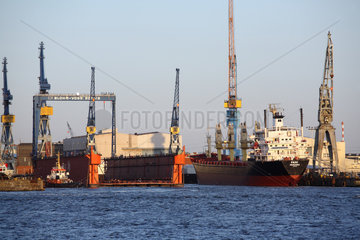 Hamburg  Deutschland  Blohm und Voss Werft
