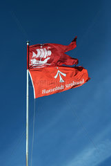 Stralsund  Deutschland  Stadtflagge der Hansestadt Stralsund