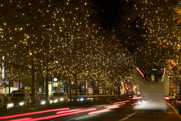 Berlin  Weihnachtsbeleuchtung Kurfuerstendamm