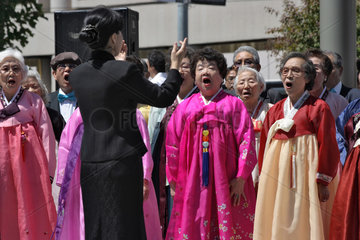 San Francisco  USA  Chor mit Frauen koreanischer Abstammung