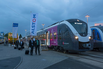 Berlin  Deutschland  Elektrotriebzug von Alstom