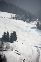 Rokytnice nad Jizerou  Tschechische Republik  Skigebiet im Riesengebirge