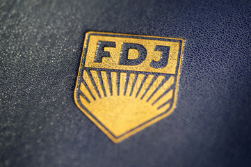 Hamburg  Deutschland  Logo der FDJ