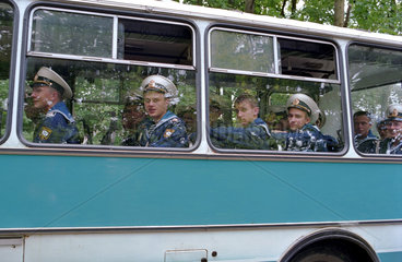 Russische Soldaten  Kaliningrad  Russland
