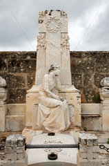 Alcudia  Mallorca  Spanien  Grab auf dem staedtischen Friedhof