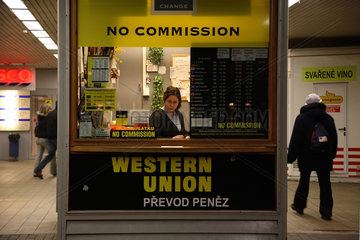 Liberec  Tschechische Republik  Western Union Wechselstube