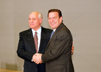 Michael Gorbatschow + Gerhard Schroeder