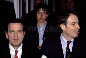 Gerhard Schroeder und Tony Blair