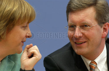 Dr. Angela Merkel und Christian Wulff