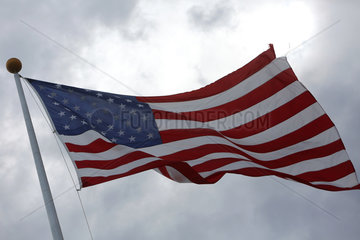 Merritt Island  Vereinigte Staaten von Amerika  Nationalfahne der USA