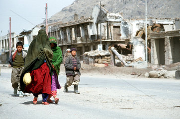 Fluechtlingsleben in Kabul.