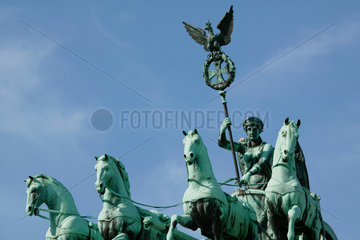 Berlin  Quadriga auf dem Brandenburger Tor