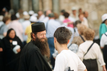 Christlich orthodoxes Osterfest in Jerusalem.