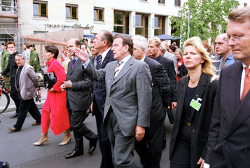 Jacques Chirac und Gerhard Schroeder