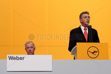 Wolfgang Mayrhuber und Juergen Weber  Deutsche Lufthansa AG