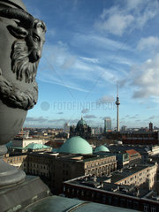 Berlin  Blick vom Franzoesischen Dom auf Berlin-Mitte