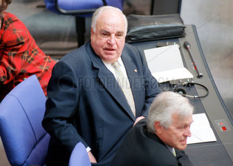 Dr. Helmut Kohl im Bundestag