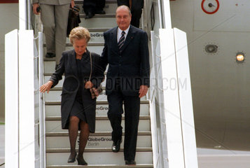 Jacques Chirac mit Ehefrau Bernadette
