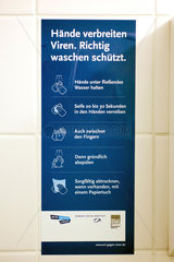 Berlin  Deutschland  Waschanleitung zum Thema Haendewaschen