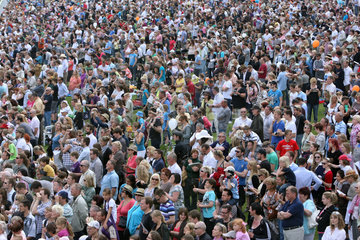 Hoppegarten  Deutschland  Menschenmenge