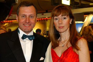 Berlin  Vladimir Kotenev  Botschafter Russland und Gattin Maria