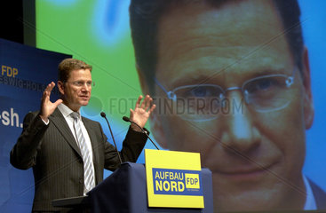 Wahlkampf der FDP mit Guido Westerwelle