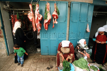 Lebensmittelmarkt in Bethlehem.