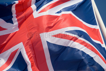 Frankreich  wehende britische Nationalflagge