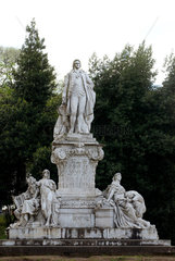 Rom  Italien  Goethe-Denkmal vor der Villa Borghese